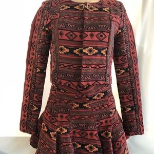 BCBG Women’s Multicolor Short skirt suit size XS